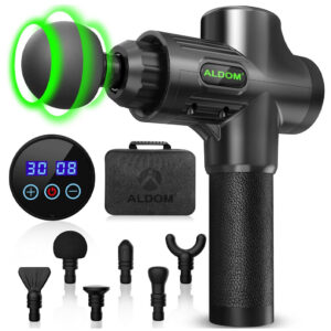 ALDOM 6 Heads Electric Massager Gun for Muscles